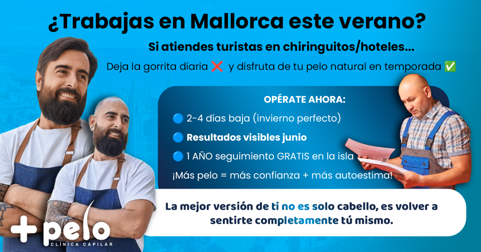 Injerto capilar verano mallorca